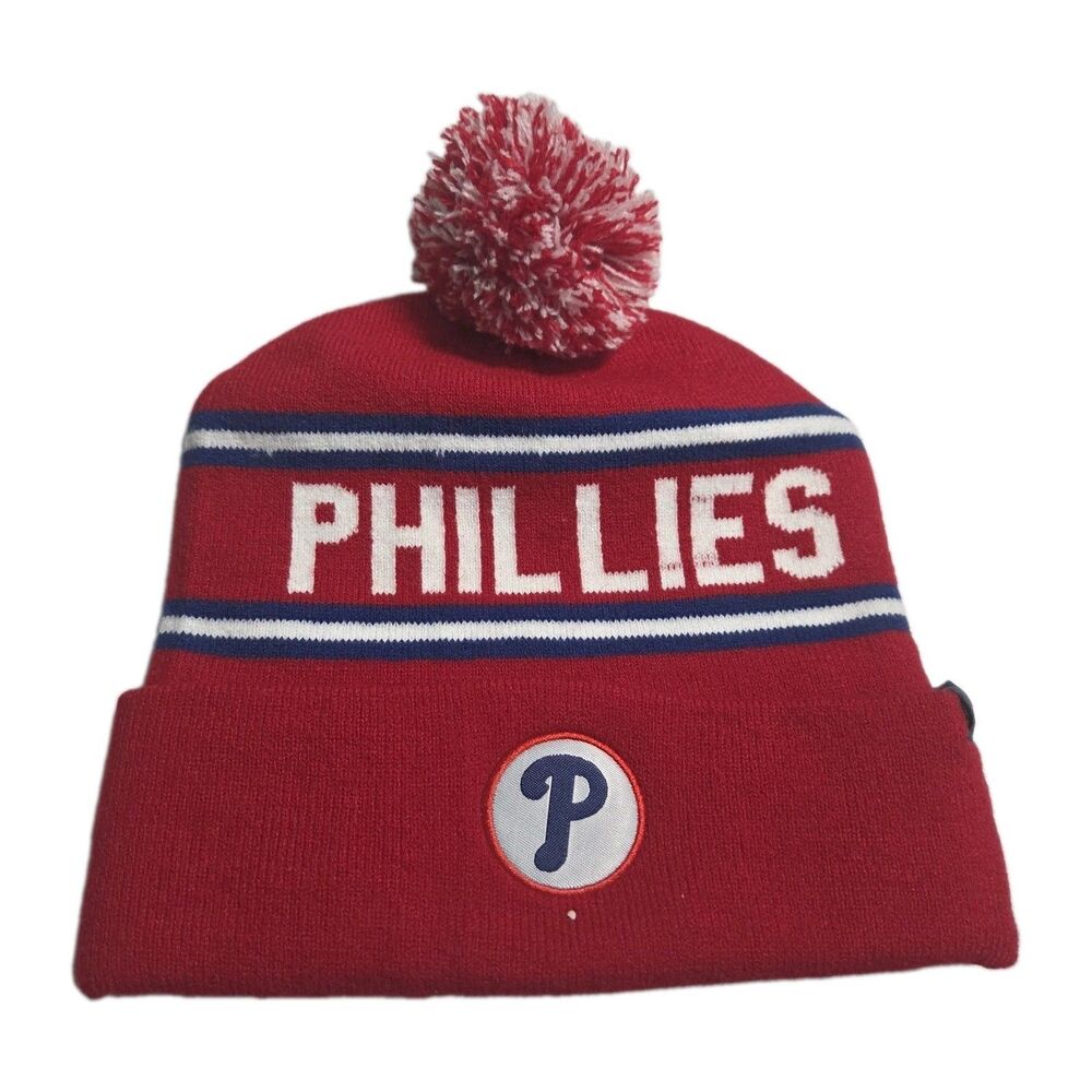 Philadelphia Phillies Beanie Hat Opening Day 2017 Nemours Pom Winter Knit Cap